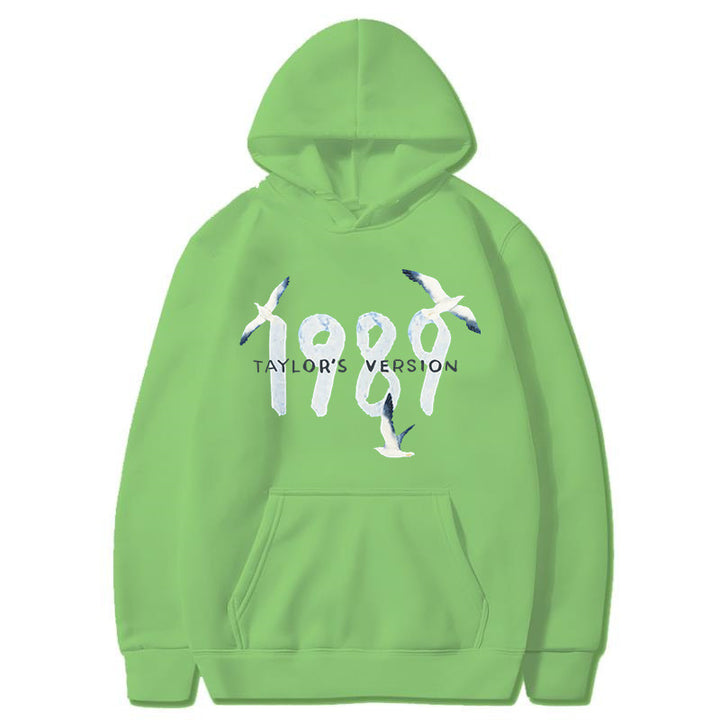 Women's hooded sweatshirt with creative bird design and high-quality cotton Lisslune
