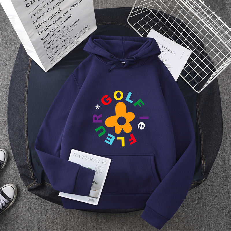Women's hoodie with creative floral graphic design and comfortable fit Lisslune