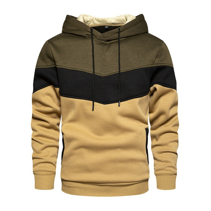 Men's sporty hoodie with modern color block design and breathable properties Lisslune