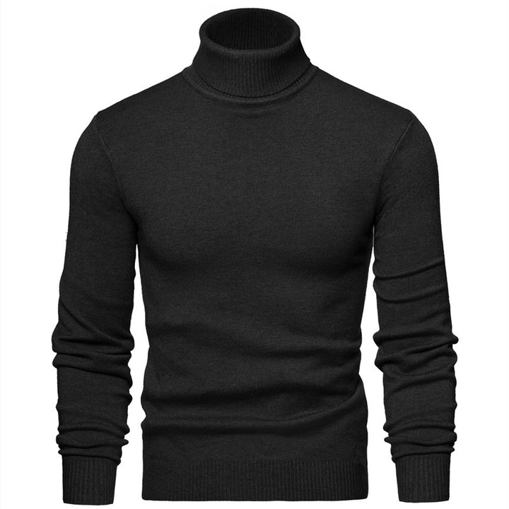 Men Timeless Turtleneck Sweater made of Soft Wool Lisslune