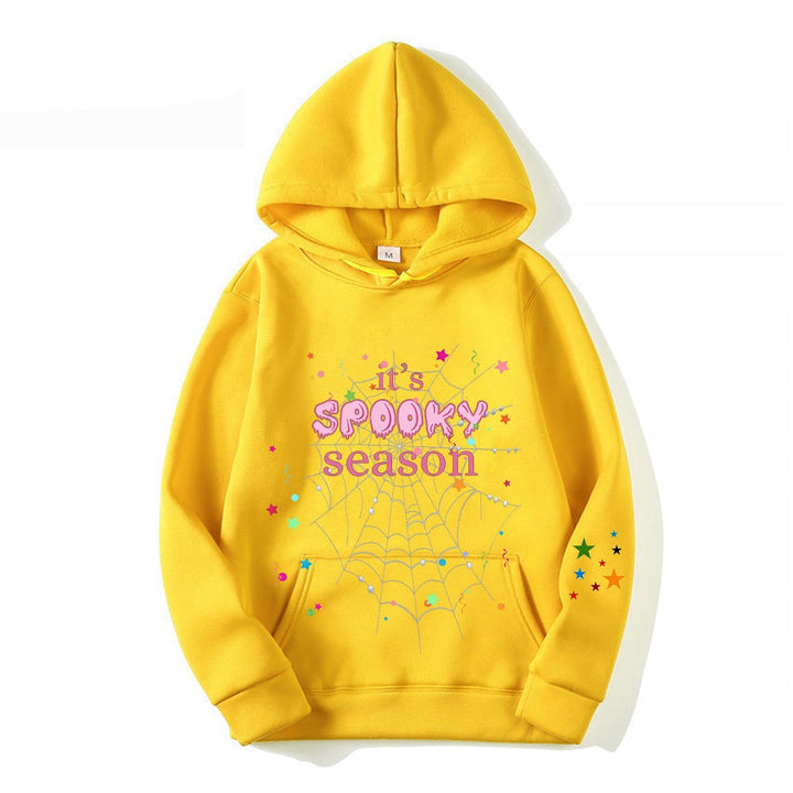 Women cozy hoodie with graphic Halloween design Lisslune