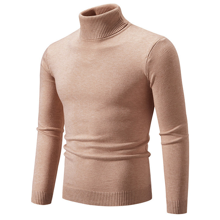 Men's elegant turtleneck sweater made of fine cotton Lisslune