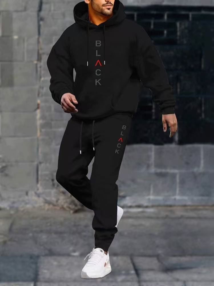 Men's Hoodie and Jogging Pants Set Lisslune