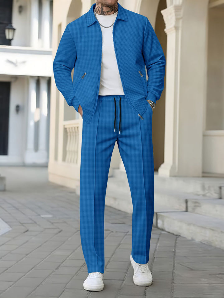 Men's Stylish Casual Pants and Jacket Set Lisslune
