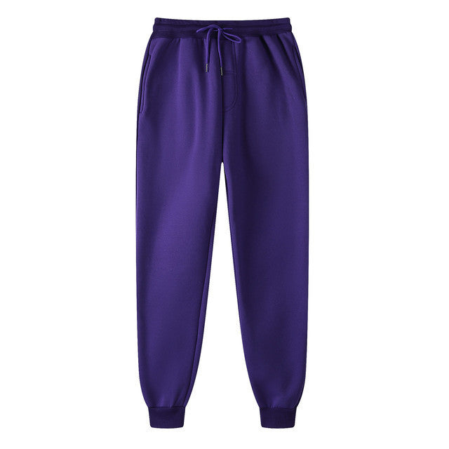 Men's sporty leisure pants with elastic waistband and practical pockets Lisslune