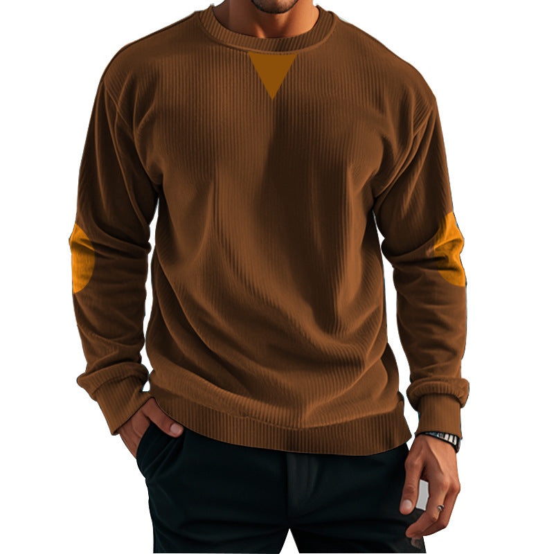 Men's comfortable fleece pullover with texture Lisslune