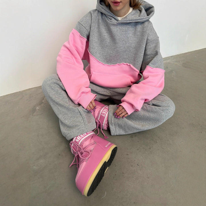 Ladies sporty loungewear set with modern design Lisslune