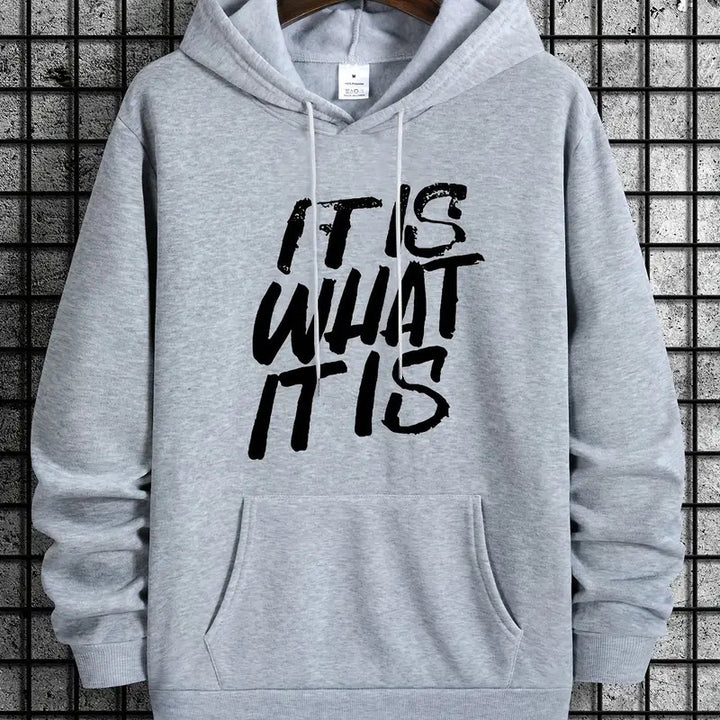 Women's hoodie with modern lettering and comfortable fit Lisslune