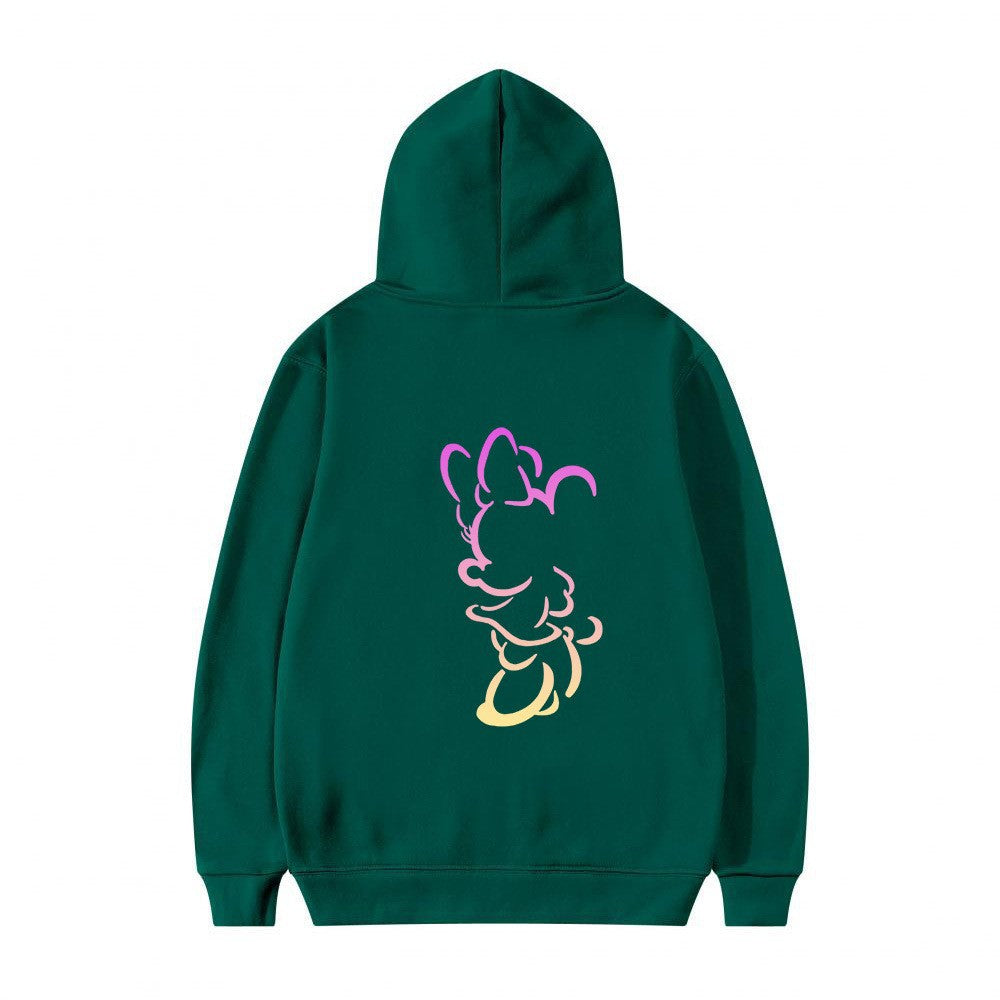 Women's hoodie with artistic cloud design and soft inner lining Lisslune