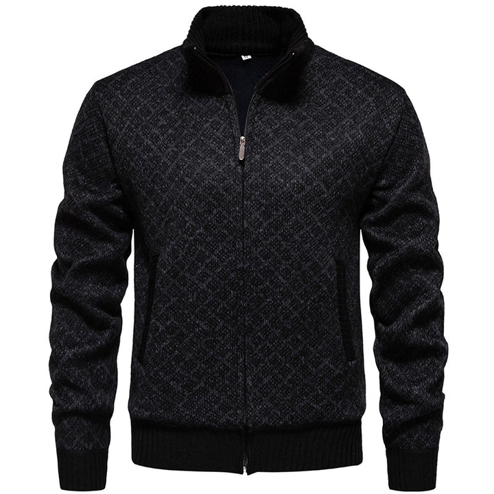 Men's sporty cardigan with modern pattern Lisslune