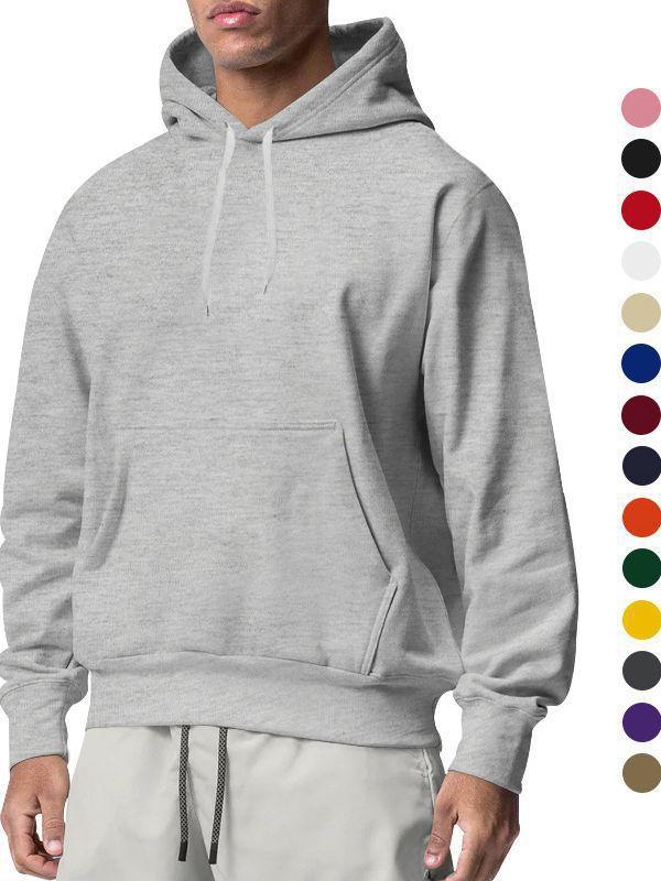 Men's comfortable hoodie with kangaroo pocket made of soft material Lisslune