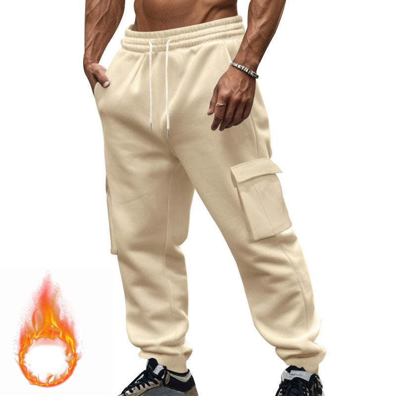 Men's cargo jogging pants with elastic waistband and practical pockets Lisslune