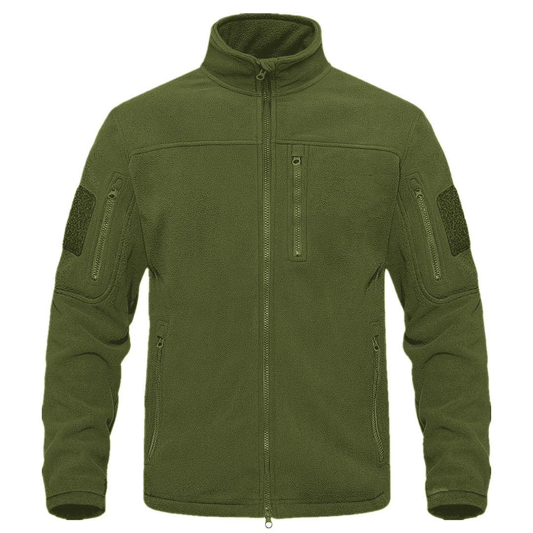 Men's fleece jacket with practical pockets Lisslune