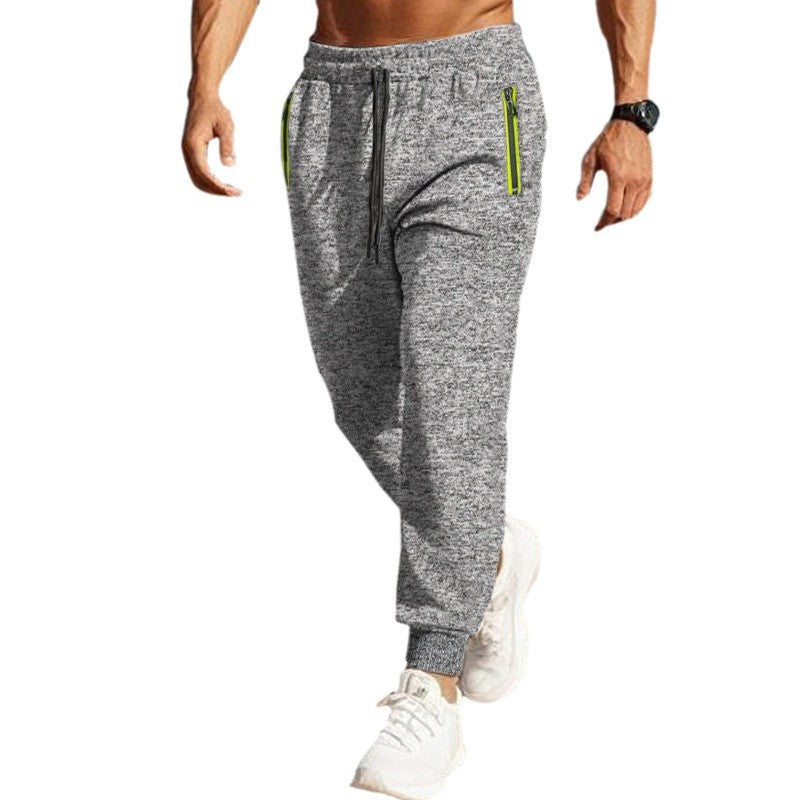 Men's sporty jogging pants with reflective zipper pockets Lisslune