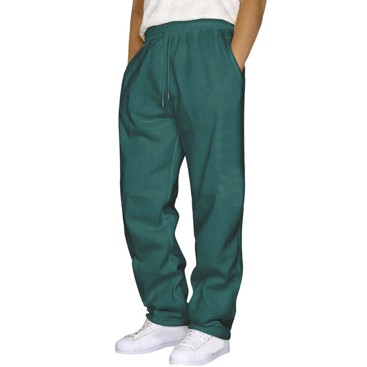 Women's comfortable casual pants with elastic waistband and practical side pockets Lisslune