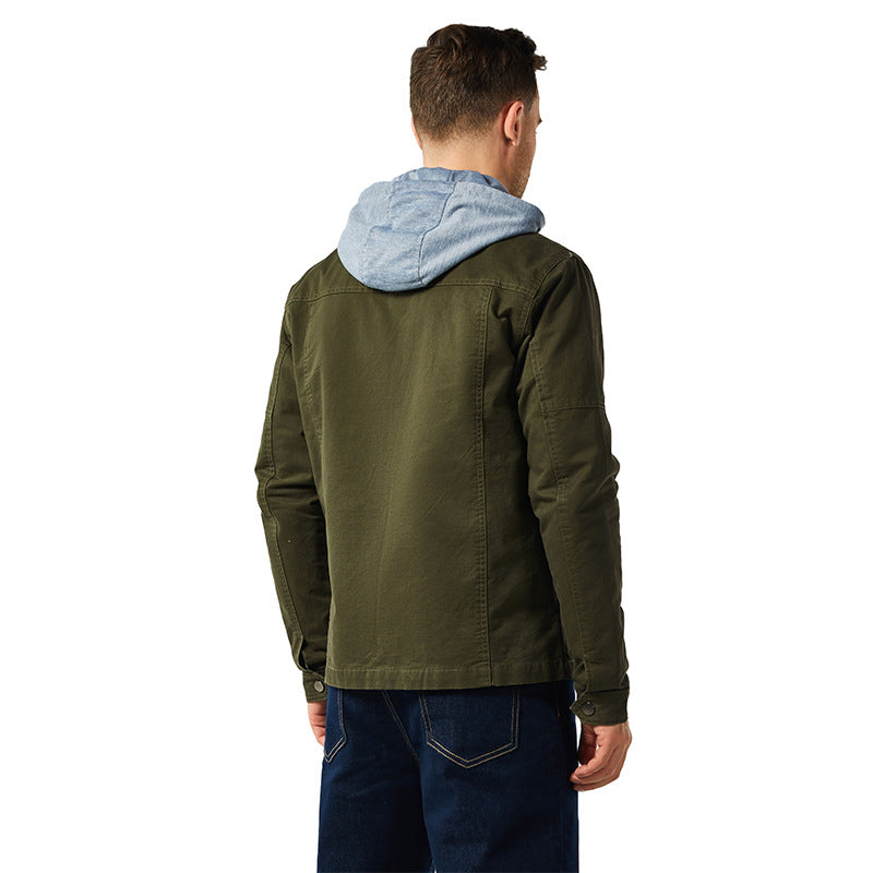 Men's Versatile Outdoor Jacket with Integrated Hood Lisslune