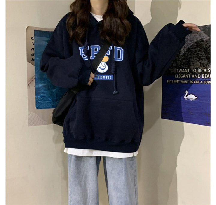 Women's hoodie with unique logo print Lisslune