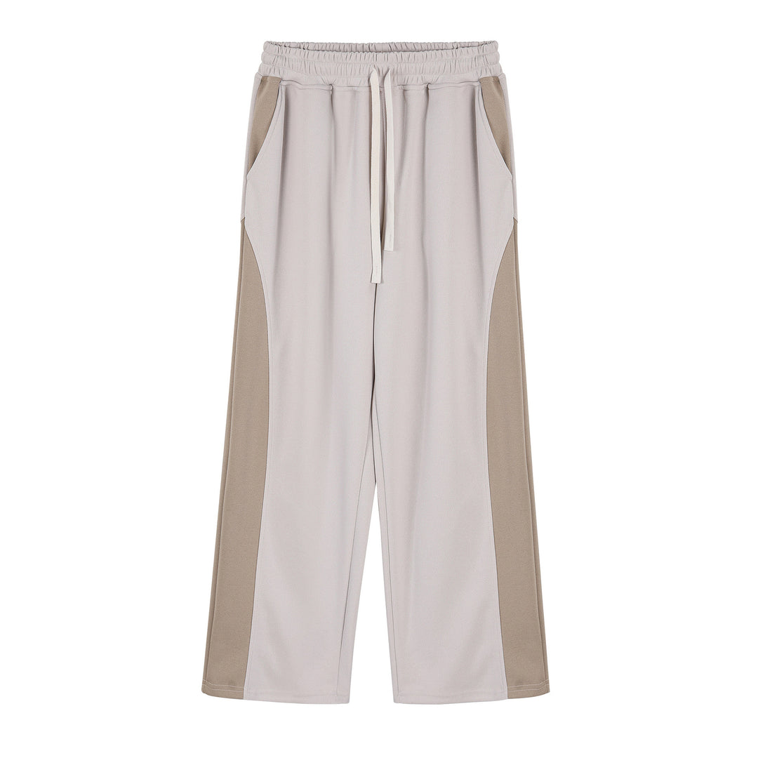 Men's sporty leisure pants with side ventilation openings and elastic waistband Lisslune