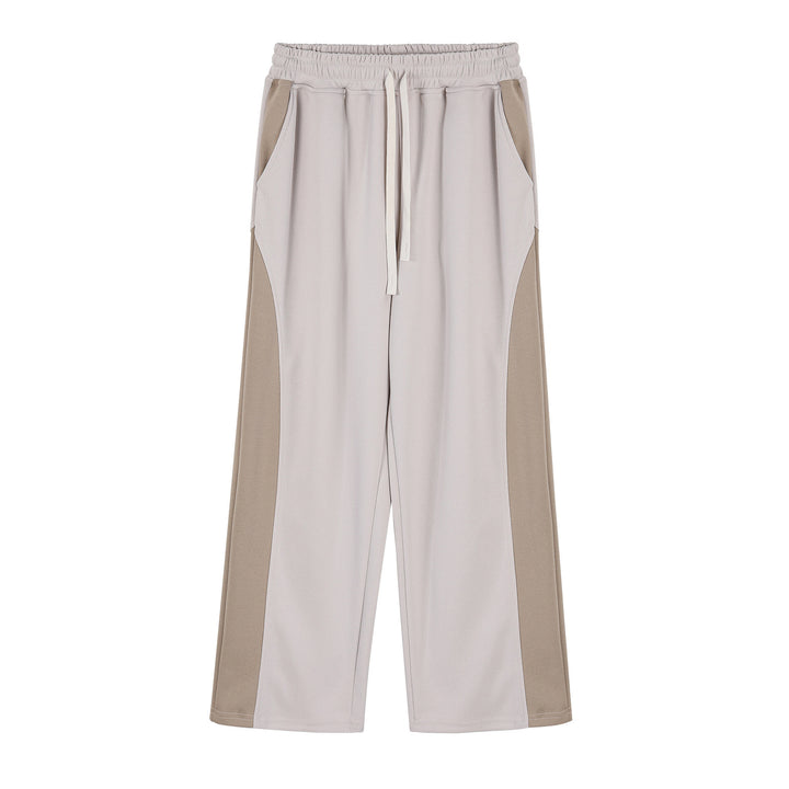 Men's sporty leisure pants with side ventilation openings and elastic waistband Lisslune