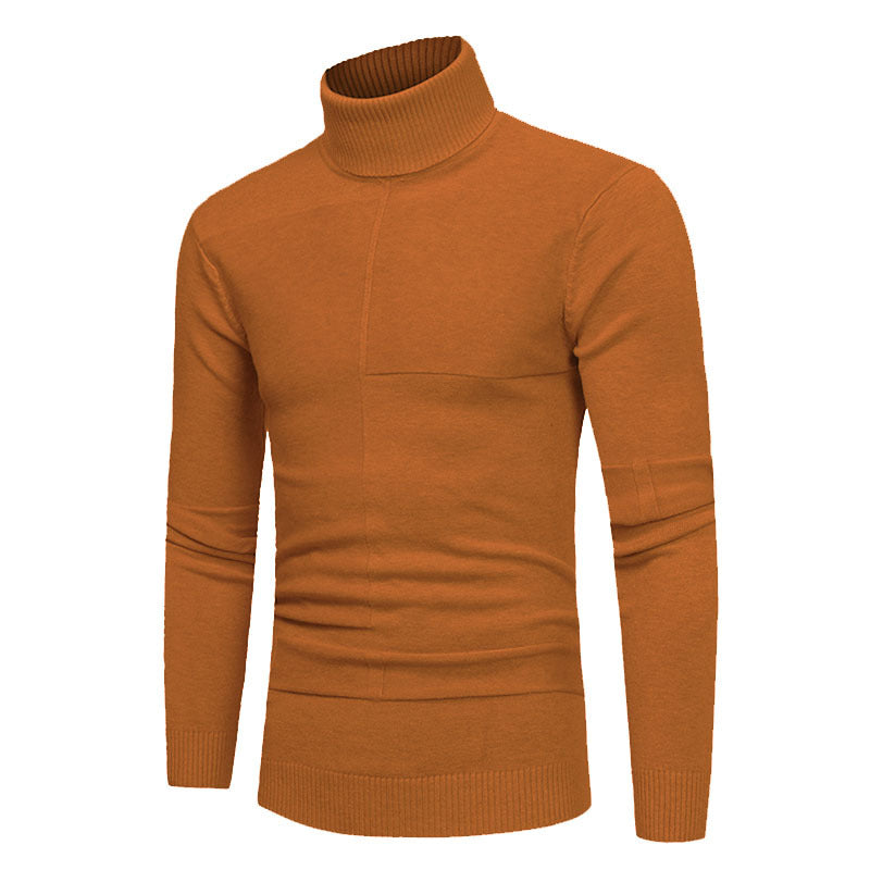 Men's High-Quality Turtleneck Sweater Made of Soft Knit Lisslune