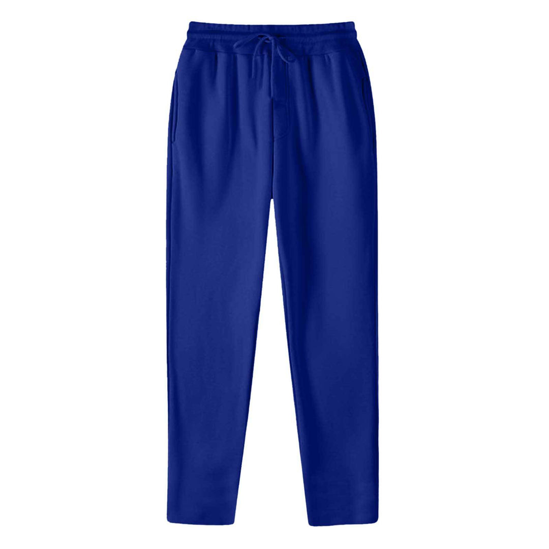 Men's sporty casual pants with elastic waistband and practical side pockets Lisslune