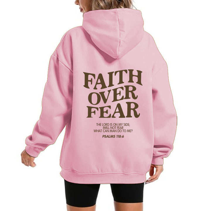 Women's hoodie with motivational lettering and comfortable fit Lisslune