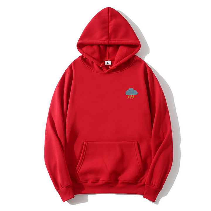 Ladies hoodie with creative cloud design Lisslune