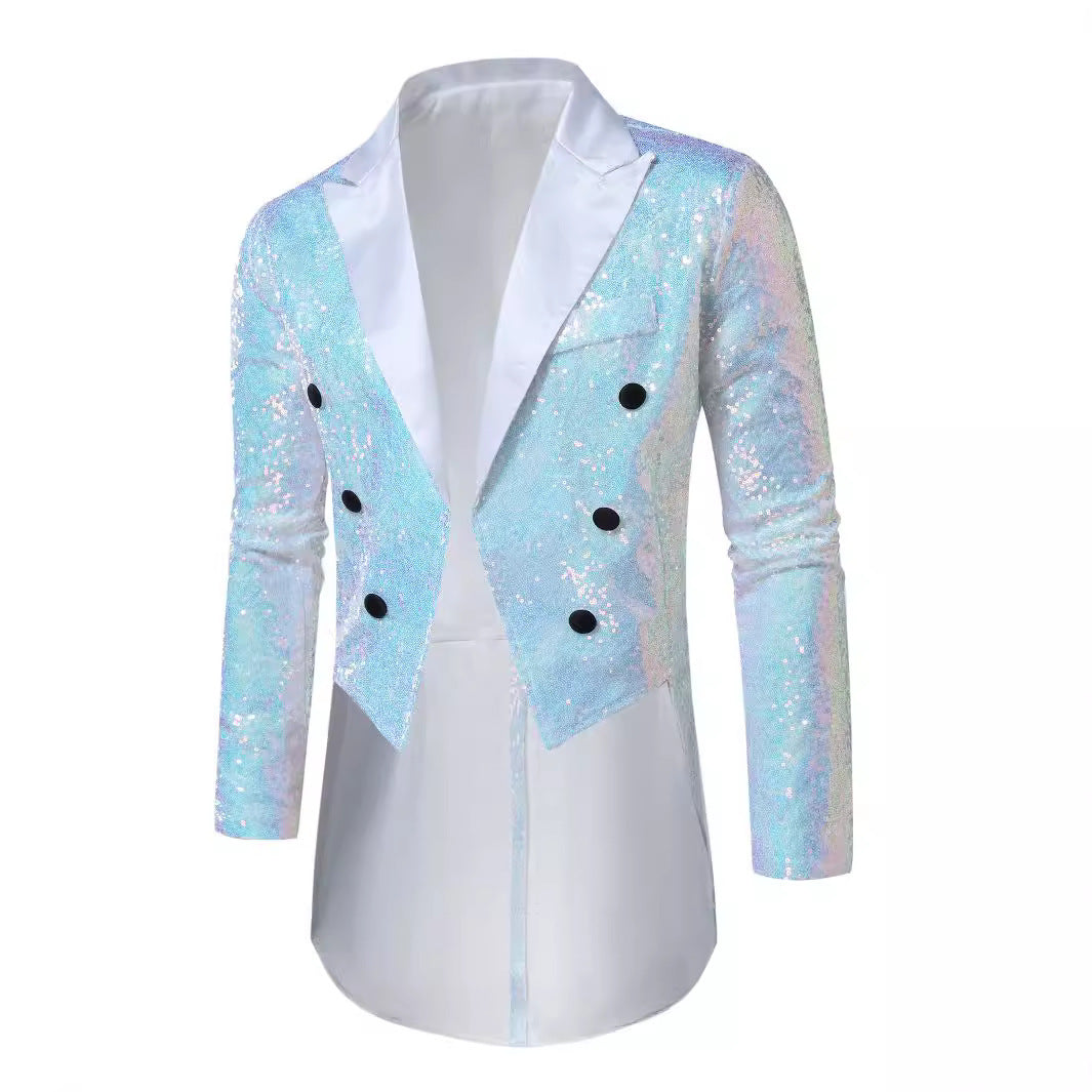 Men's festive sequin blazer Lisslune