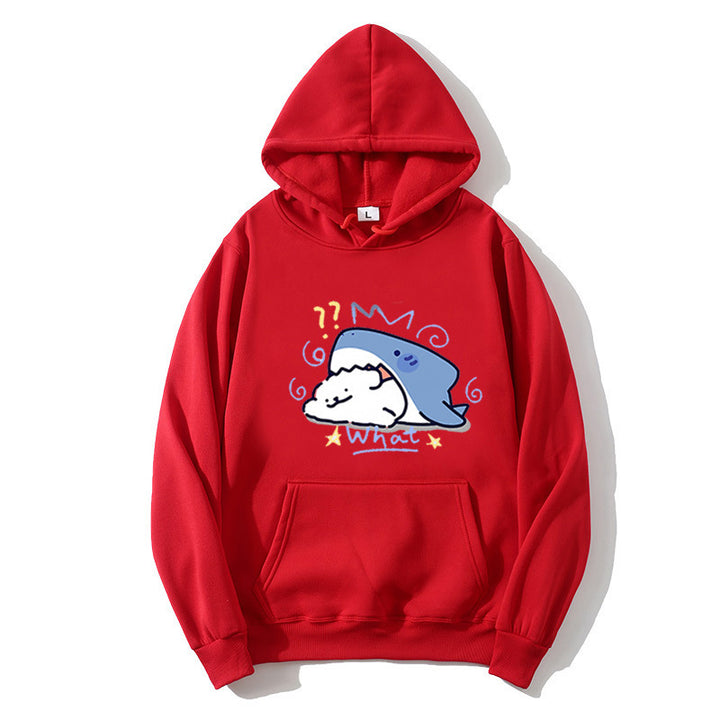 Women's hoodie with playful whale motif Lisslune