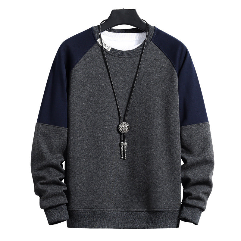 Men's fashionable sweatshirt with contrast sleeves Lisslune