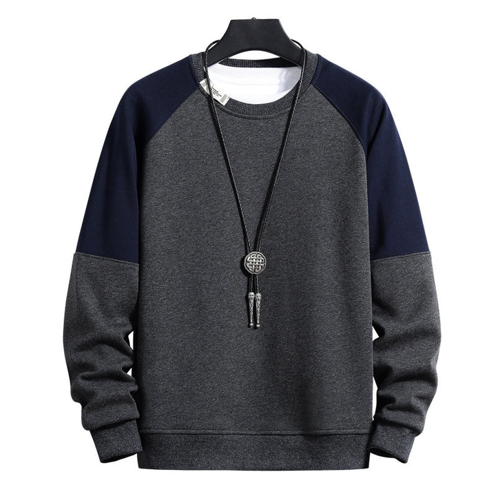 Men's fashionable sweatshirt with contrast sleeves Lisslune