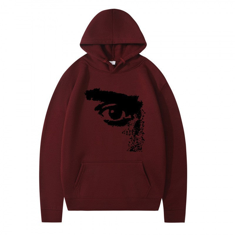 Women’s hoodie with modern, artistic print Lisslune