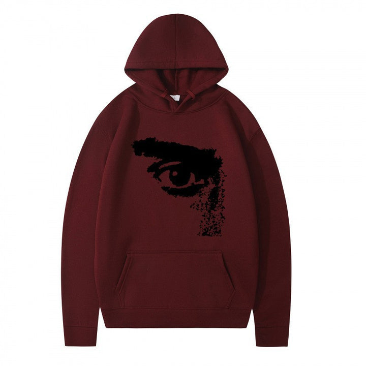 Women’s hoodie with modern, artistic print Lisslune