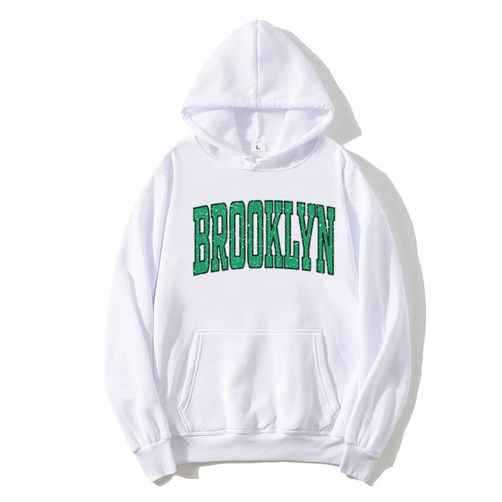 Women's Hoodie with Casual Brooklyn Print Lisslune