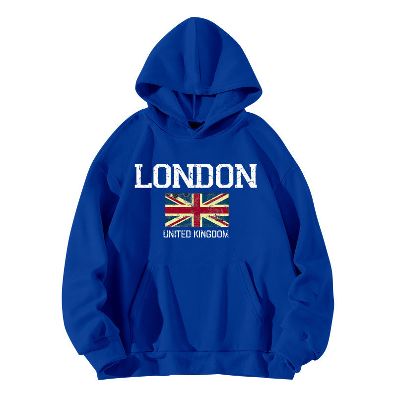 Women's hoodie in urban London style with kangaroo pocket and comfortable fit Lisslune