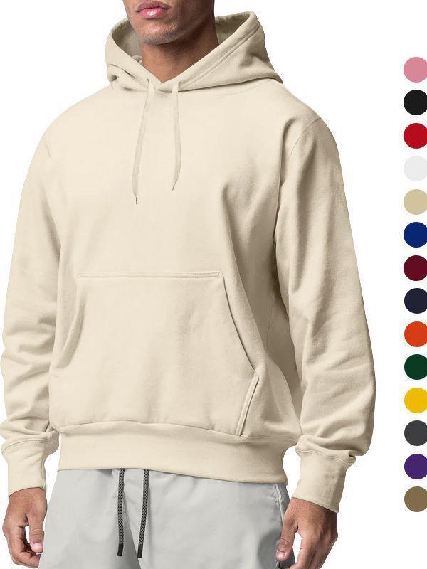 Men's comfortable hoodie with kangaroo pocket made of soft material Lisslune