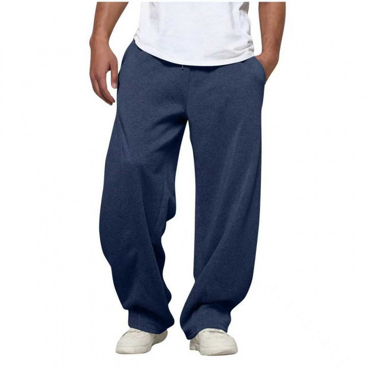 Men's loose-fitting jogging pants with a casual cut and practical pockets Lisslune