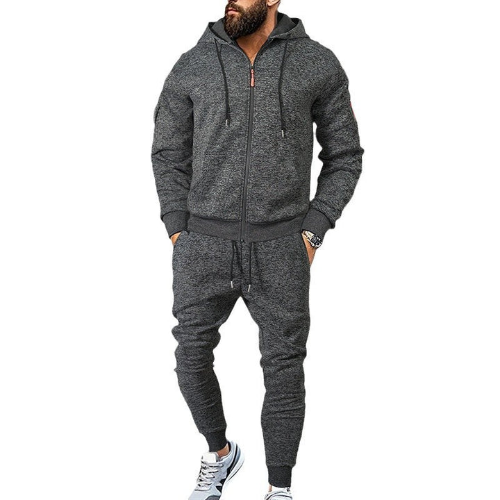 Men's tracksuit with hood and practical pockets Lisslune