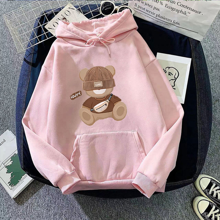 Women's hoodie with unique bear motif Lisslune