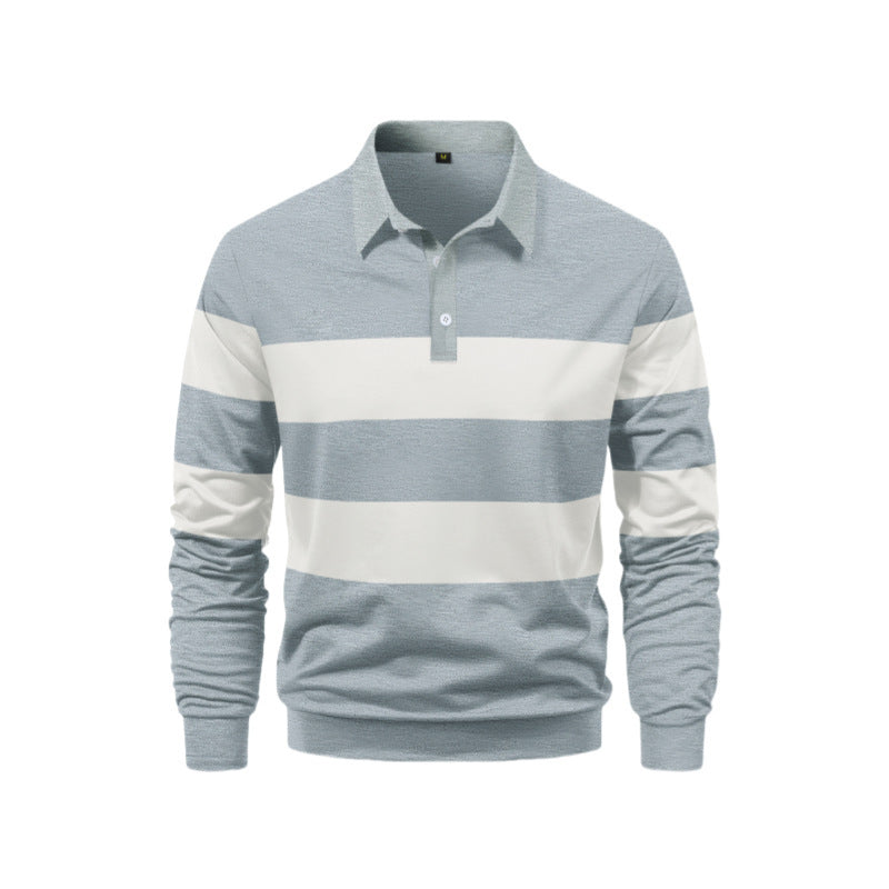 Men's Polo Shirt with sporty stripe design Lisslune