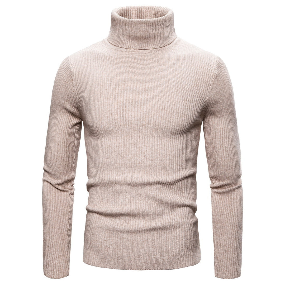 Men's stylish turtleneck sweater made of high-quality knit Lisslune