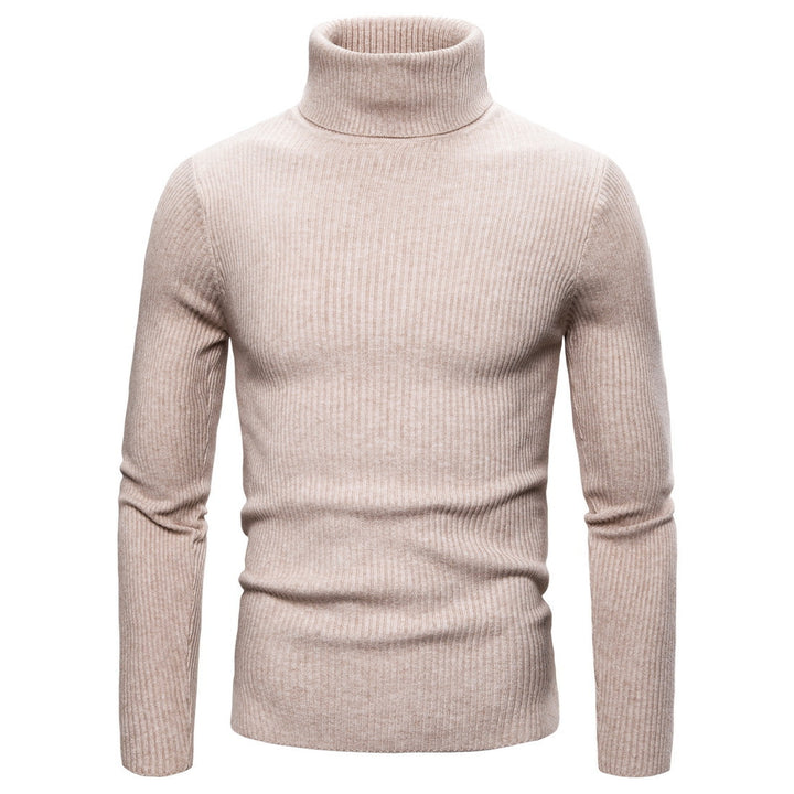 Men's stylish turtleneck sweater made of high-quality knit Lisslune
