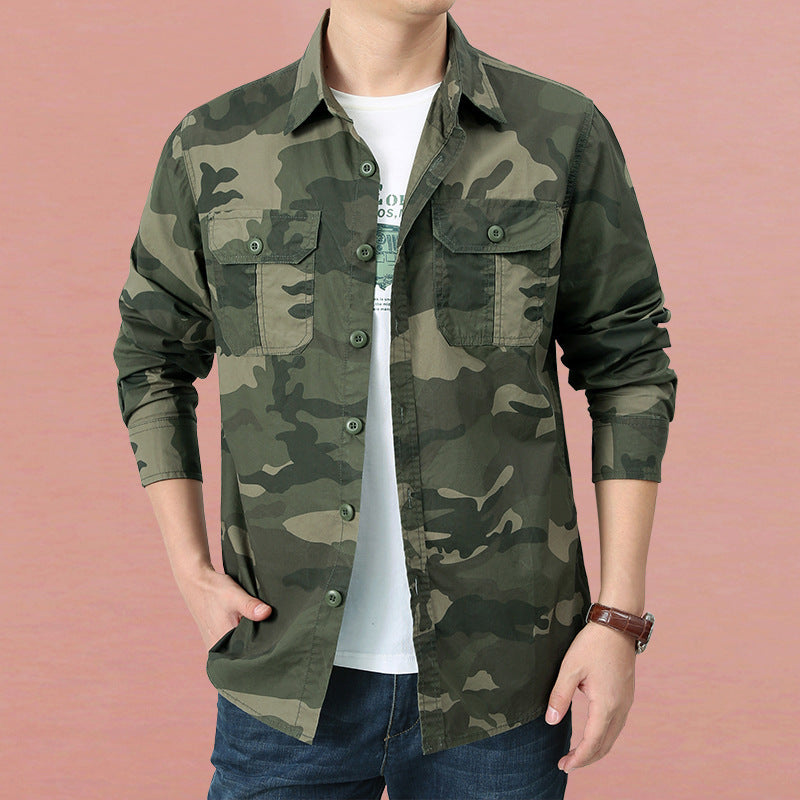 Men's Camouflage Shirt Lisslune