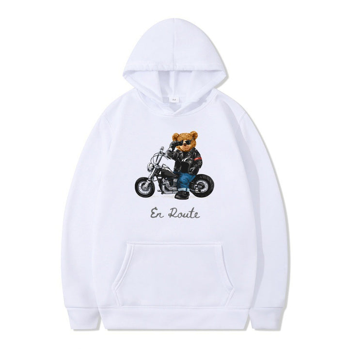 Women's hoodie with unique bear design and casual fit Lisslune