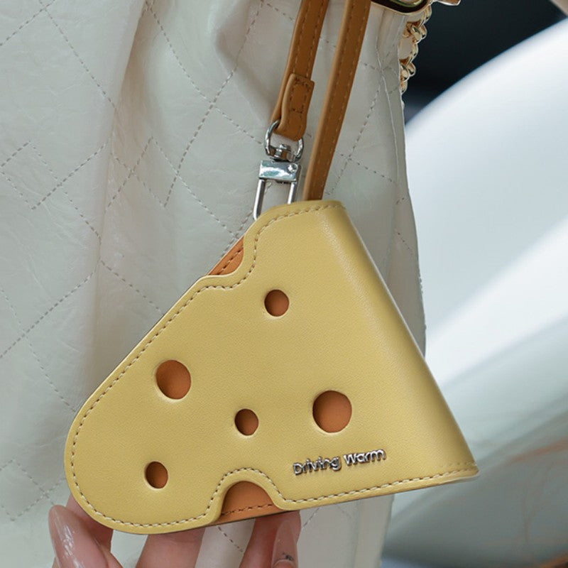 Lisslune | Cute Cheese Keychain Pouch