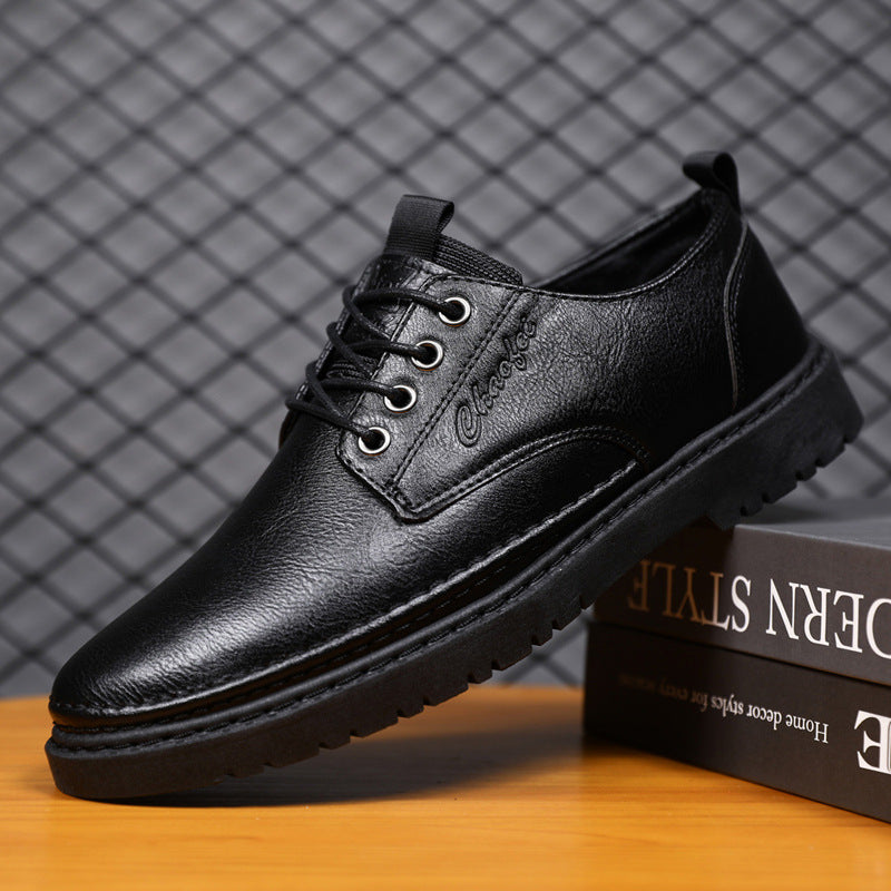 Men's lace-up shoes with modern upper material made of high-quality leather and comfortable sole Lisslune