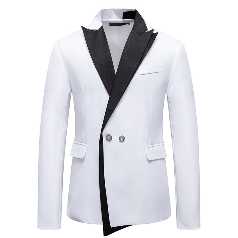 Men's Elegant Tuxedo Blazer with Contrasting Lapel Lisslune