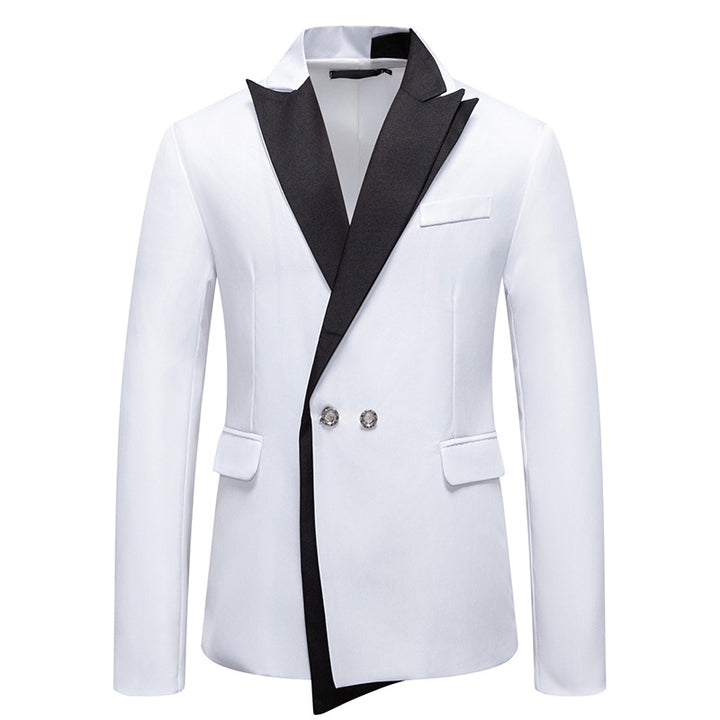 Men's Elegant Tuxedo Blazer with Contrasting Lapel Lisslune