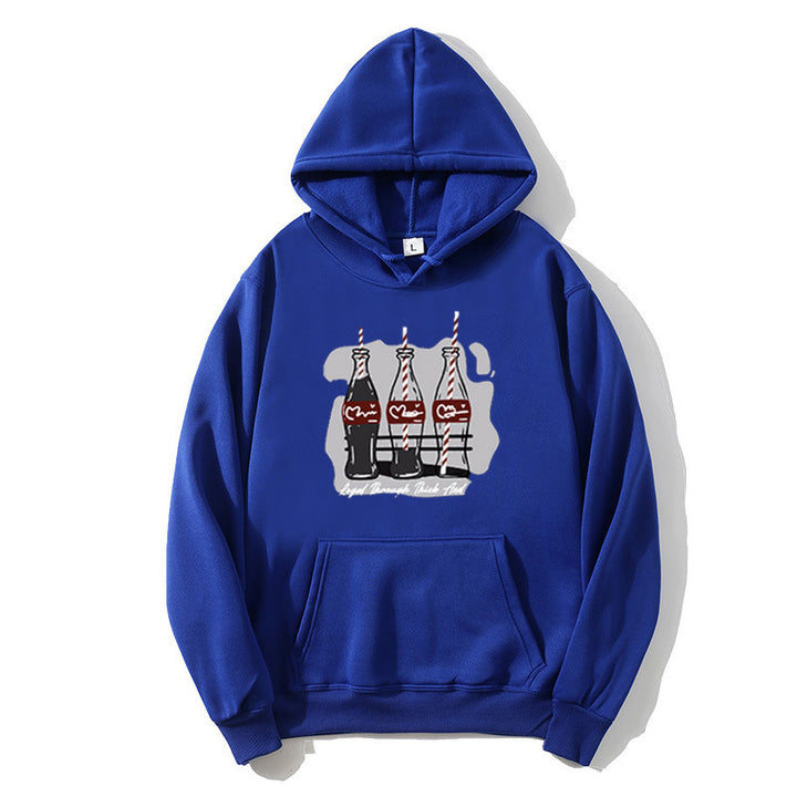 Women's hooded sweatshirt with playful Coca-Cola bottle motif Lisslune