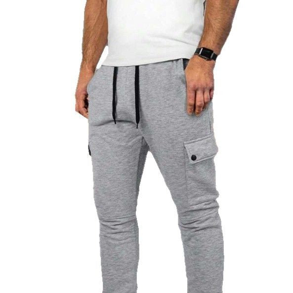 Men's Functional Cargo Jogging Pants with Practical Side Pockets Lisslune